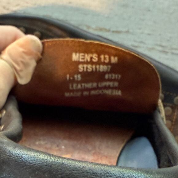 Sperry Top-Sider Loafers Men 13 Brown Leather Slip-On Boat Shoes Excellent - Picture 6 of 6